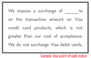 surcharge notice